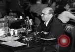 Image of Screen writer Morrie Ryskind testifies at HUAC hearing Washington DC USA, 1947, second 60 stock footage video 65675026584