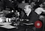 Image of Screen writer Morrie Ryskind testifies at HUAC hearing Washington DC USA, 1947, second 61 stock footage video 65675026584