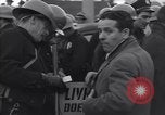 Image of woman strikers arrested Hollywood Los Angeles California USA, 1947, second 32 stock footage video 65675026596