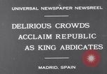 Immagine di Libertà di Spagna Madrid Spagna, 1931, secondo 4 filmato di repertorio 65675026598