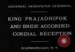 Immagine di Re Prajadhipok Scarborough New York USA, 1931, secondo 1 filmato di repertorio 65675026599