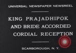 Immagine di Re Prajadhipok Scarborough New York USA, 1931, secondo 4 filmato di repertorio 65675026599