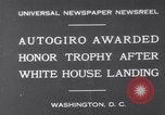Image Avion d'autogyres Washington DC USA, 1931, de la seconde 1 séquences d'archives historiques vidéo 65675026600