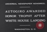 Image Avion d'autogyres Washington DC USA, 1931, de la seconde 5 séquences d'archives historiques vidéo 65675026600