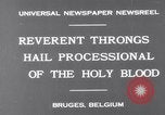 Image rite religieux annuel Brugge Belgique, 1931, de la seconde 5 séquences d'archives historiques vidéo 65675026601