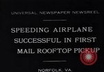 Image toit-mail Norfolk Virginia USA, 1931, de la seconde 1 séquences d'archives historiques vidéo 65675026605