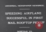 Image toit-mail Norfolk Virginia USA, 1931, de la seconde 5 séquences d'archives historiques vidéo 65675026605