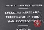Image toit-mail Norfolk Virginia USA, 1931, de la seconde 6 séquences d'archives historiques vidéo 65675026605