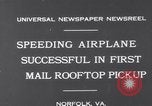 Image toit-mail Norfolk Virginia USA, 1931, de la seconde 7 séquences d'archives historiques vidéo 65675026605