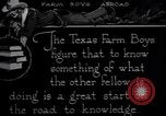 Image Les garçons de ferme du Texas d' agriculture dans d'autres états United States USA, 1920, de la seconde 14 séquences d'archives historiques vidéo 65675026607