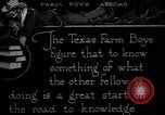 Image Les garçons de ferme du Texas d' agriculture dans d'autres états United States USA, 1920, de la seconde 23 séquences d'archives historiques vidéo 65675026607