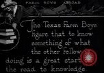 Image Les garçons de ferme du Texas d' agriculture dans d'autres états United States USA, 1920, de la seconde 24 séquences d'archives historiques vidéo 65675026607