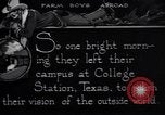 Image Les garçons de ferme du Texas d' agriculture dans d'autres états United States USA, 1920, de la seconde 57 séquences d'archives historiques vidéo 65675026607