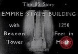 Image Empire State Building New York City USA, 1930, de la seconde 11 séquences d'archives historiques vidéo 65675026625