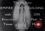 Image Empire State Building New York City USA, 1930, de la seconde 13 séquences d'archives historiques vidéo 65675026625