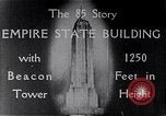 Image Empire State Building New York City USA, 1930, de la seconde 14 séquences d'archives historiques vidéo 65675026625