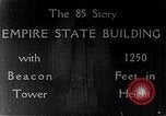Image Empire State Building New York City USA, 1930, de la seconde 16 séquences d'archives historiques vidéo 65675026625