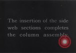 Image of metal beam construction Pennsylvania United States USA, 1930, second 1 stock footage video 65675026634