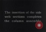 Image of metal beam construction Pennsylvania United States USA, 1930, second 4 stock footage video 65675026634