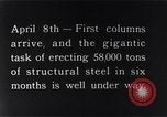 Image of Empire State Building construction New York City USA, 1930, second 3 stock footage video 65675026637