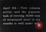 Image of Empire State Building construction New York City USA, 1930, second 10 stock footage video 65675026637