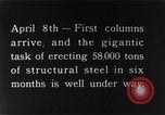 Image of Empire State Building construction New York City USA, 1930, second 12 stock footage video 65675026637