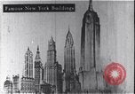 Image of Empire State Building under construction New York City USA, 1931, second 12 stock footage video 65675026651