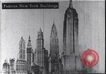 Image of Empire State Building under construction New York City USA, 1931, second 14 stock footage video 65675026651