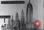 Image of Empire State Building under construction New York City USA, 1931, second 21 stock footage video 65675026651