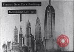 Image of Empire State Building under construction New York City USA, 1931, second 26 stock footage video 65675026651