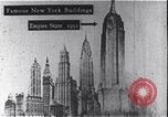 Image of Empire State Building under construction New York City USA, 1931, second 32 stock footage video 65675026651