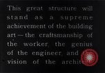 Image of Empire State Building under construction New York City USA, 1931, second 36 stock footage video 65675026651