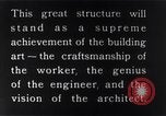 Image of Empire State Building under construction New York City USA, 1931, second 38 stock footage video 65675026651