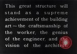 Image of Empire State Building under construction New York City USA, 1931, second 39 stock footage video 65675026651