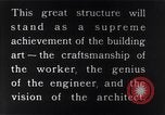 Image of Empire State Building under construction New York City USA, 1931, second 40 stock footage video 65675026651