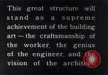 Image of Empire State Building under construction New York City USA, 1931, second 41 stock footage video 65675026651