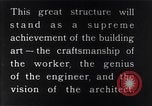 Image of Empire State Building under construction New York City USA, 1931, second 42 stock footage video 65675026651