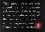 Image of Empire State Building under construction New York City USA, 1931, second 45 stock footage video 65675026651