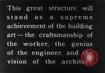 Image of Empire State Building under construction New York City USA, 1931, second 46 stock footage video 65675026651