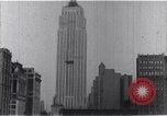 Image of Empire State Building under construction New York City USA, 1931, second 51 stock footage video 65675026651