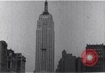 Image of Empire State Building under construction New York City USA, 1931, second 52 stock footage video 65675026651