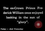 Image of Prussian Crown Prince Friederick Wilhelm on horseback Prussia, 1914, second 3 stock footage video 65675026652