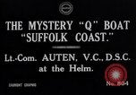 Image of Q Boat Suffolk Coast Atlantic Ocean, 1916, second 6 stock footage video 65675026659