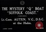 Image of Q Boat Suffolk Coast Atlantic Ocean, 1916, second 9 stock footage video 65675026659