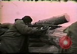 Image of Soldiers ready rifles during siege at wounded knee Wounded Knee South Dakota USA, 1973, second 62 stock footage video 65675026666