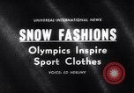 Immagine di Moda invernale Vermont United States USA, 1964, secondo 1 filmato di repertorio 65675026688