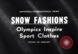 Immagine di Moda invernale Vermont United States USA, 1964, secondo 3 filmato di repertorio 65675026688