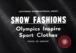 Immagine di Moda invernale Vermont United States USA, 1964, secondo 4 filmato di repertorio 65675026688