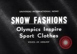 Immagine di Moda invernale Vermont United States USA, 1964, secondo 5 filmato di repertorio 65675026688