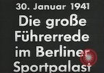 Image of Adolf Hitler 1941 Sportspalast speech commemorating rise to power Berlin Germany, 1941, second 17 stock footage video 65675026783